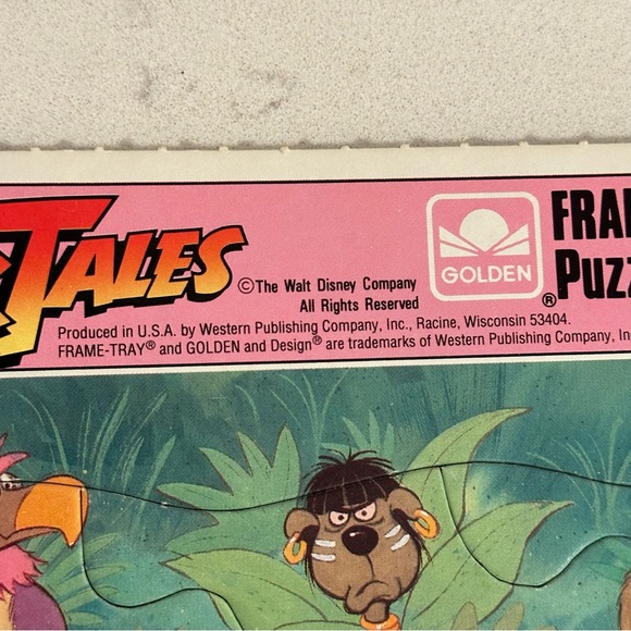 Vintage Golden Frame-Tray Puzzle Disney Duck Tales - Picture 3 of 7